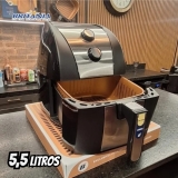 Fritadeira Air Fryer Britânia 5,5L 1500W Gold BFR51 127V