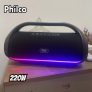 Speaker Philco PBS220BT Extreme Bluetooth 5.3 Flash Light 220W Bivolt