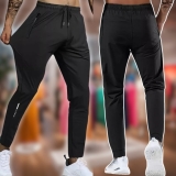 Calça Masculina Com Elastano Esportiva Fitness Slim Fit