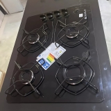 Cooktop Braslar Pop Gás 4 Bocas Mesa Vidro – Bivolt