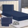 Conjunto Lençol Solteiro 2 Pcs Com Fronha Cama Box 400 Fios