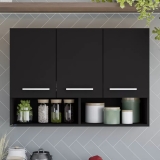 Armário 3 Portas Organizador Original Aéreo Bonatto Móveis