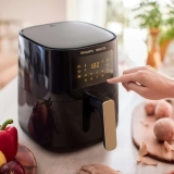 Fritadeira Airfryer Conectada c/ Alexa, Philips Walita, Preta, 4.1L, 110V