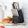 Kit de facas de cozinha Farberware 5152497, preto, 15 peças