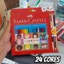 Lápis de Cor, Faber-Castell, Ecolápis Caras & Cores 24 Cores + 3 Tons de Pele