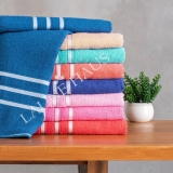 Kit 04 Peças Toalha De Banho 100% Algodão Tek Escala