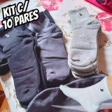Kit 10 Pares Meia Lupo Cano Médio Masculina