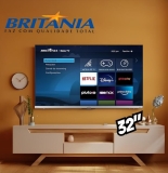 Smart Tv Britânia 32” Btv32g7pr2csgblh Hd Led Hdmi Roku Tv