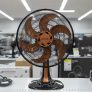 Ventilador Osc Mesa Turbo 6p 40cm Bronze Premium Ventisol 127V