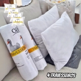 Kit 4 Travesseiros 50×70 Toque De Pluma Médio Antialérgico