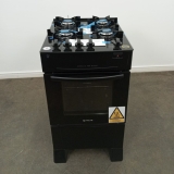 Fogão 4 Bocas À Gás Atlas Mônaco Top Glass Preto Bivolt