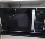 Micro-ondas 27l Branco E Preto Midea Led Mxsa27p1 110V