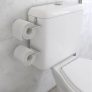 Suporte Duplo de Papel Higiênico p/Caixa Acoplada, Cromado, Stolf