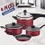 Jogo De Panelas Tramontina Turim Vermelho 04 Peças