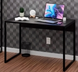 Mesa Cabe Em Qualquer Lugar Preta 90 Cm Apartamento Cor Preto