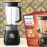 Liquidificador Série 5000, RI2242, Preto, 220v, Jarra Inquebrável, Philips Walita