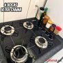 Fogão cooktop gás Chamalux 4 bocas ultra chama