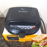 Sanduicheira Elétrica Cadence Toast & Grill, Preta, 750W, 110V