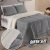 Coberdrom Casal Queen Size Cobertor Edredom Pele Carneiro Cor Cinza