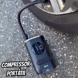 Mini Compressor De Ar Digital Portátil Recarregável Usb Bico Calibrador – Jodi