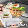 Conjunto 5 Potes Vidro Hermético Mantimentos Marmita 370ml – Praticasa