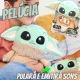 Star Wars Pelúcia Jumping Grogu para crianças a partir de 3 anos Multicolorido