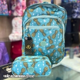 Mochila Juvenil Casual, Escolar, Passeio, Viagem Tulsa Poliéster Santino