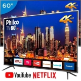 Smart TV 4K LED 60” Philco PTV60F90DSWNS – Wi-Fi HDR 3 HDMI 2 USB