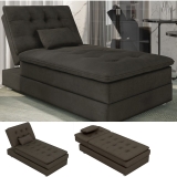 Divã Suede Penélope Matrix – Cappuccino