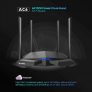 Roteador Wifi Gamer Ac1200Mbps 4Ant Tenda Ac6, Preto