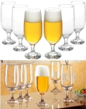 Conjunto de Taças de Vidro para Cerveja 6 Peças – 300ml Nadir Floripa 7732