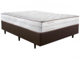 Cama Box Casal (Box + Colchão) Herval – Molas Ensacadas 31cm de Altura Holanda