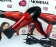 Secador de Cabelos Mondial Style SC-11 e 3 Temperaturas 1200W – Preto/Vermelho