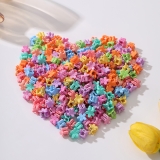 50pcs Grampo de Cabelo Infantil Lindo com Flor Acessórios para Festa de Natal