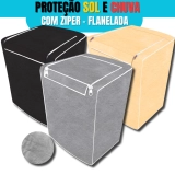 Capa Maquina Lavar Com Ziper Todos Tamanhos