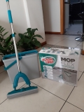 Mop Flex FlashLimp com Balde Espremedor 10L – Verde Esmeralda