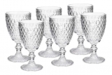 Conjunto Deunto 6 Taças para Vinho Bico de Abacaxi Lyor Transparente 265 ml Vidro