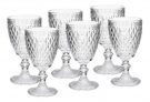 Conjunto Deunto 6 Taças para Vinho Bico de Abacaxi Lyor Transparente 265 ml Vidro