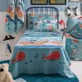 Jogo de Cama Infantil 100% Algodão – Santista Royal Plus Pirata 3 Peças