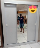 Guarda-roupa Casal com Espelho 3 Portas de Correr – Kappesberg City
