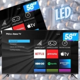 Smart TV Roku 58″ Philco Led UHD 4K PTV58G70RCBL Wi-Fi 4 HDMI 2 USB e Midiacast