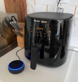 Fritadeira Airfryer Essential XL Conectada, Philips Walita, conectividade c/Alexa, 6.2L de capacidade, Preta, 2000W, 127V (RI9280/90)