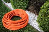 Tramontina Mangueira Super Flex com Engates Rosqueados e Esguicho em PVC Laranja, 15M