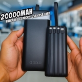 Power Bank, Carregador Portátil de 20000mAh com Carga Rápida