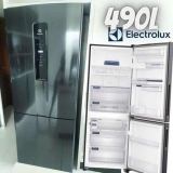 Geladeira Electrolux Frost Free 490L Efficient com AutoSense Inverse Black
