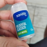 Fio Dental Sanifill Clássico Sabor Mental 125 Metros