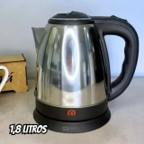 Chaleira Elétrica 1,8l Inox Desligamento Automatico Cor Aço 110v