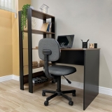 Escrivaninha com Estante Lateral MATCH