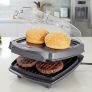 Grill Elétrico Oster Burguer 2 em 1 com Estufa, 1200W, OGRL500