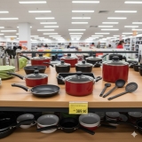 Conjunto De Panelas Elegan Antiaderente e Tampa De Vidro 8 Peças